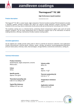 Thermaguard&trade; TIC 180 - Transocean coatings