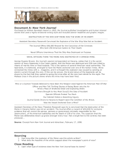 Document A: New York Journal - Historical Thinking Matters