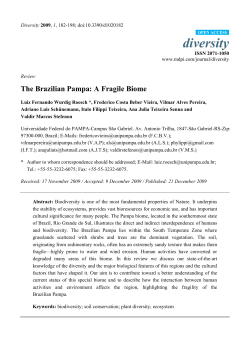 The Brazilian Pampa: A Fragile Biome