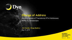 Change of Address