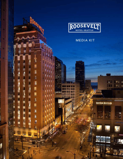 MEDIA KIT - Roosevelt Hotel