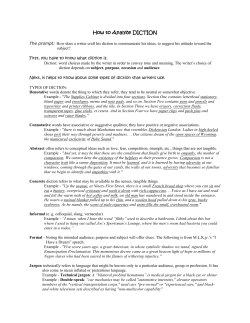How to Analyze DICTION