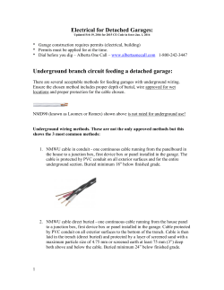 Electrical for Garages: