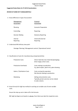 study notes F2 ACCA v2