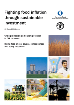 Fighting food inflation through sustainable investment