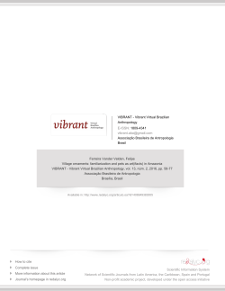 familiarization and pets as art(ifacts) in Amazonia