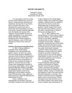 history and insects - Entomology and Nematology Department