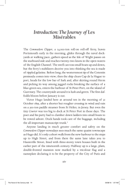 Introduction: The Journey of Les Mis&eacute;rables