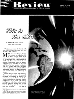 By ARTHUR S. MAXWELL MANY times over the past 50 years I