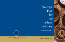 Strategic Plan for the Federal Judiciary
