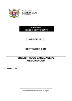 grade 12 september 2012 english home language