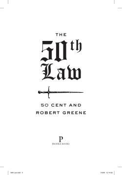 The 50th Law - A Success Dream