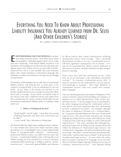 everything you need to know about professional liability insurance