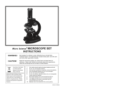 Micro Science&reg; MICROSCOPE SET
