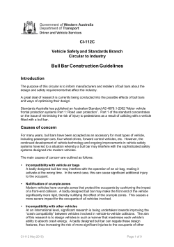 Bull Bar Construction Guidelines