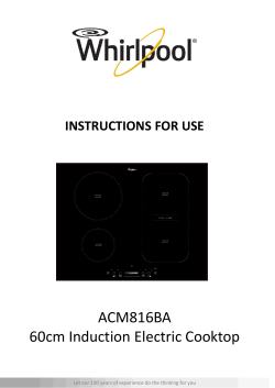ACM816BA 60cm Induction Electric Cooktop
