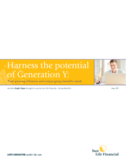 Harness the potential of Generation Y