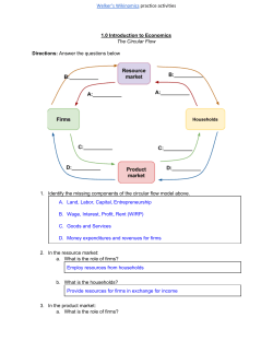 Circular Flow Answer Key &ndash; PDF
