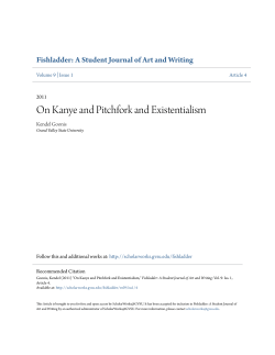 On Kanye and Pitchfork and Existentialism