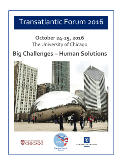 Transatlantic Forum 2016