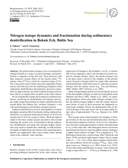 Nitrogen isotope dynamics and fractionation