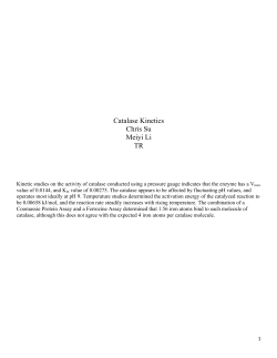 Catalase Kinetics Chris Su Meiyi Li TR