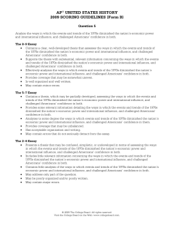 Sample Responses Q5 - AP Central