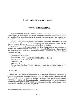man-made mineral fibres