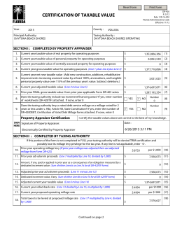 Daytona Beach Shores - Volusia County Property Appraiser
