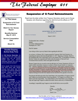 The Federal Employee 411 - Federal Employee Benefits