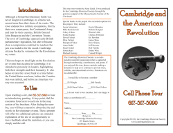 a PDF of The Cambridge and the American Revolution