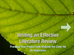 RD 3a Literature Review