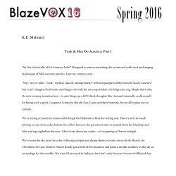 KE Mahoney - Spring 16