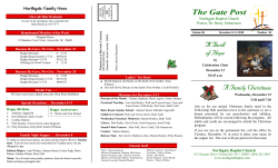 A Family Christmas The Gate Post A Thrill A Thrill of Hope