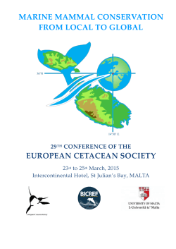 Poster Abstracts &ndash; ECS2015 - Malta
