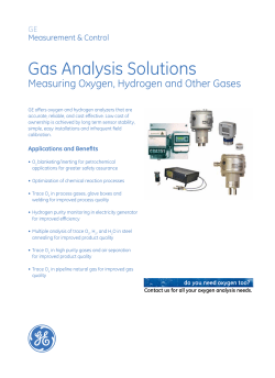 Gas Analysis Solutions Product Guide 187 KB
