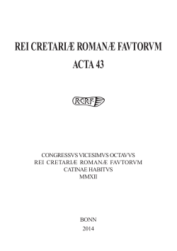Acta 43 - the RCRF