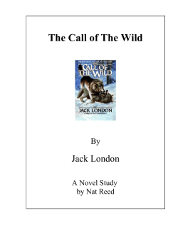 Call of The Wild - Reed Novel Studies
