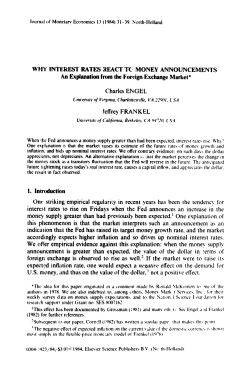 Why Interest Rates React to Money Announcements: An Explanation