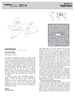 Tajikistan - Burnet Middle School