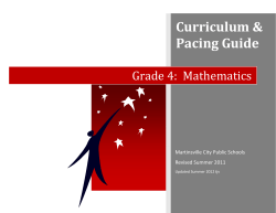 Grade 4 - Martinsville City Public Schools