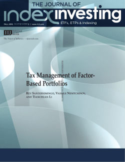 Tax Management of Factor-Based Portfolios
