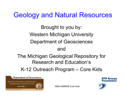 Geology and Natural Resources slideshow