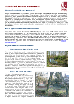 Scheduled Ancient Monuments