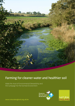Farming for cleaner water and healthier soil