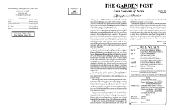 May 2016 Garden Post Issue