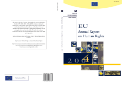 annual report on human rights 2004