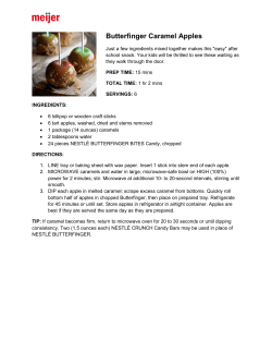 Butterfinger Caramel Apples