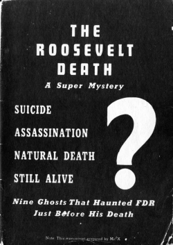 The Roosevelt Death