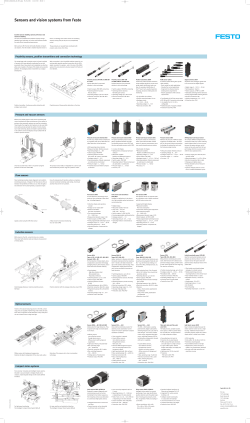 Sensors and vision systems from Festo